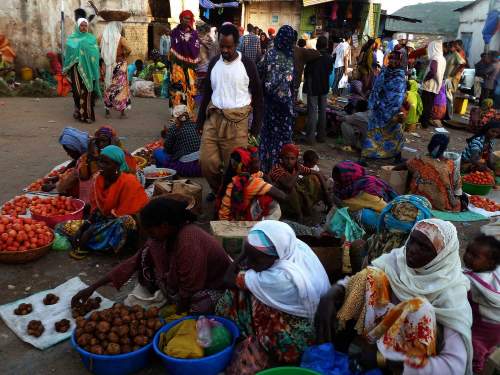 HARAR JUGOL ETHIOPIA: TOURISM, ANCIENT WALL HISTORY & FACTS: Principal Market.