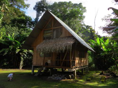 BEST TROPICAL ADVENTURE TOURS AND TRAVEL [ECUADOR]: Cofan Lodge Cabin.