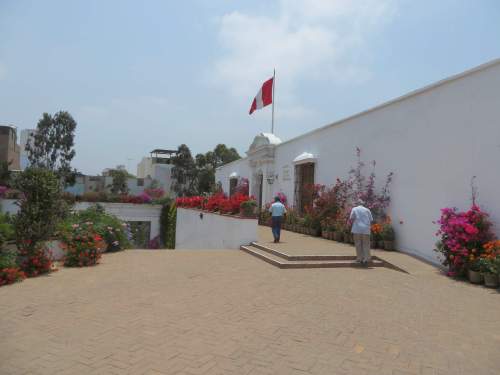 50+ FAMOUS MUSEUMS OF PERU IN LIMA, CUSCO & AREQUIPA: Entrance Rafael Larco Herrera Archaeological Museum, Lima.